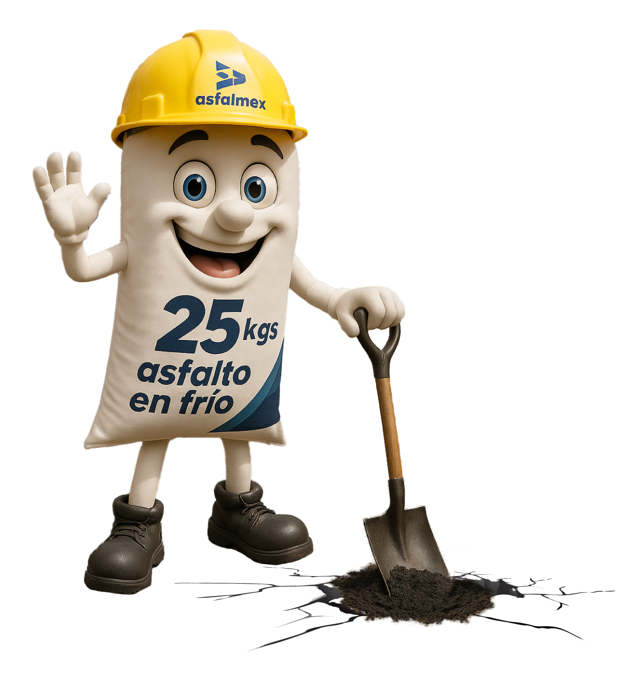 Asfaltín personaje de Asfalmex